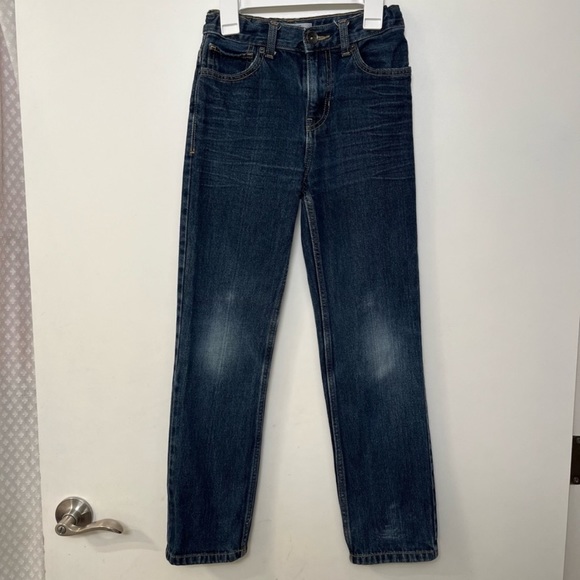 Cherokee Boys Dark Wash Blue Jeans Big Boys Size 10 vintage look - Picture 1 of 8